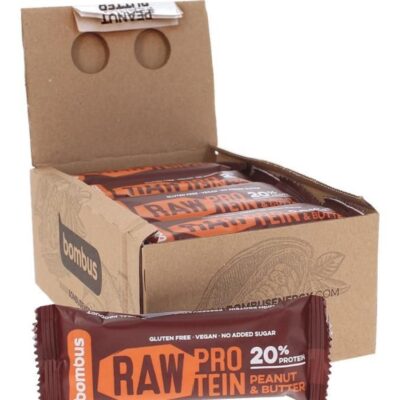 Storpack Träning & vikt  | Raw Proteinbar Peanut Butter 20-Pack